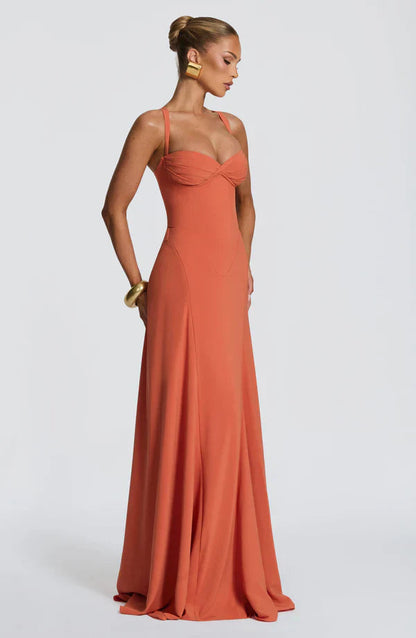 Naila | Women's Sweetheart Maxi Wedding Guest Dress