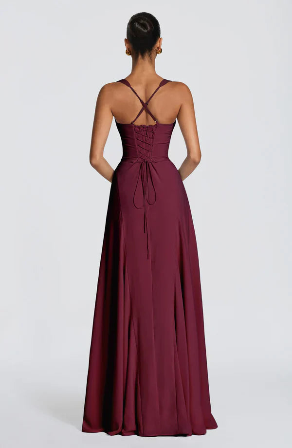 Naila | Women's Sweetheart Maxi Wedding Guest Dress