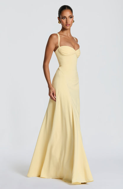Naila | Women's Sweetheart Maxi Wedding Guest Dress