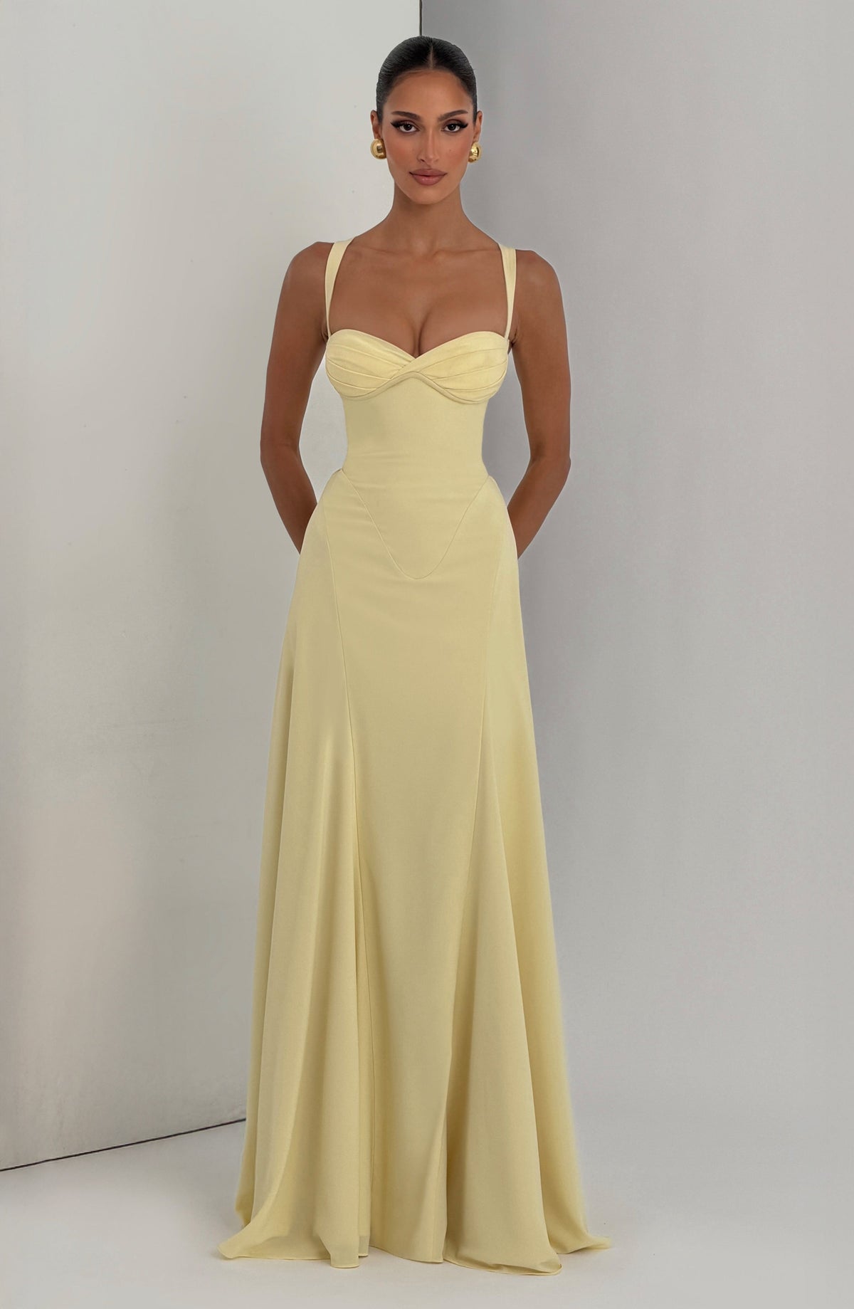 Naila | Women's Sweetheart Maxi Wedding Guest Dress