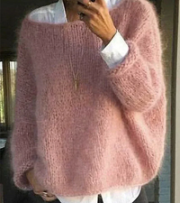 Jane | Women's Cozy Fluffy Oversized Sweater
