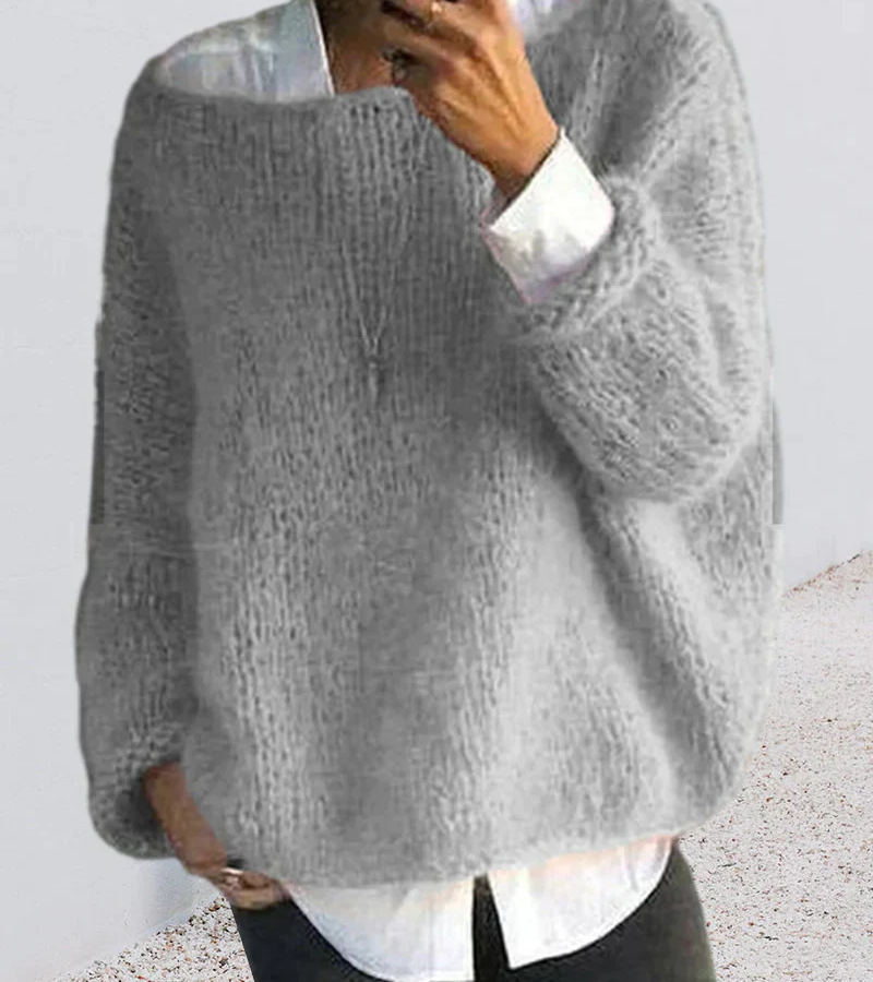 Jane | Women's Cozy Fluffy Oversized Sweater