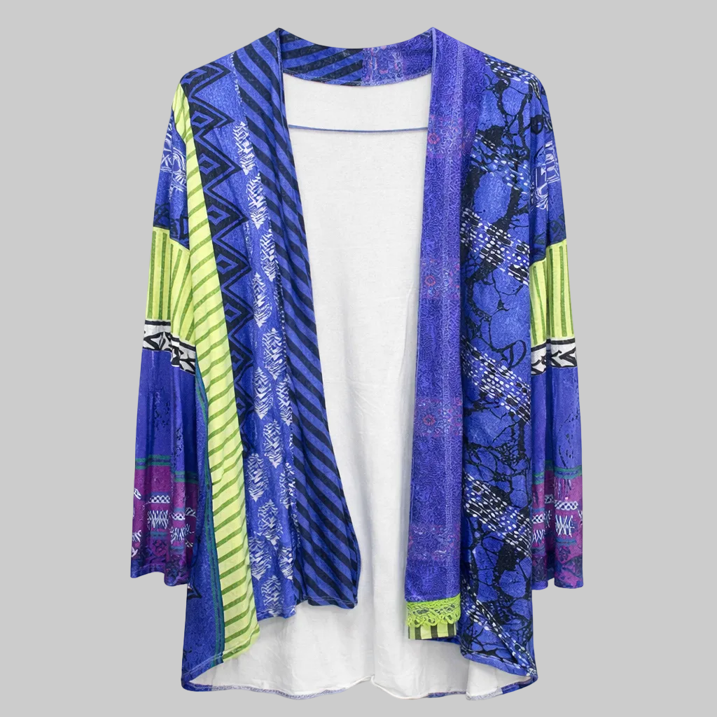 Jasmine | Women's Printed Open-Front Sweater