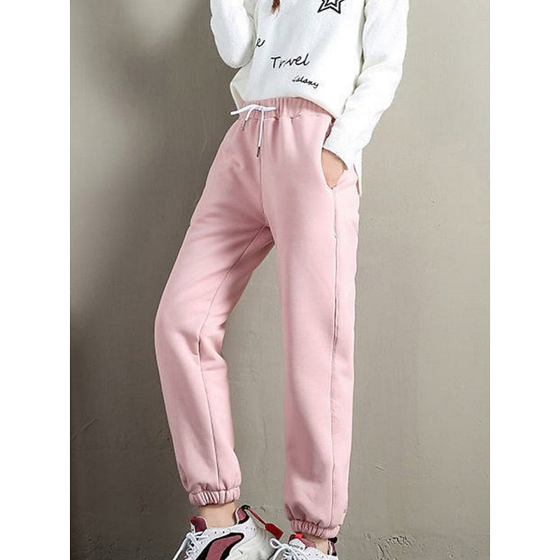 Joanne | Women's Casual Elastic Cuff Wide Leg Sweatpants