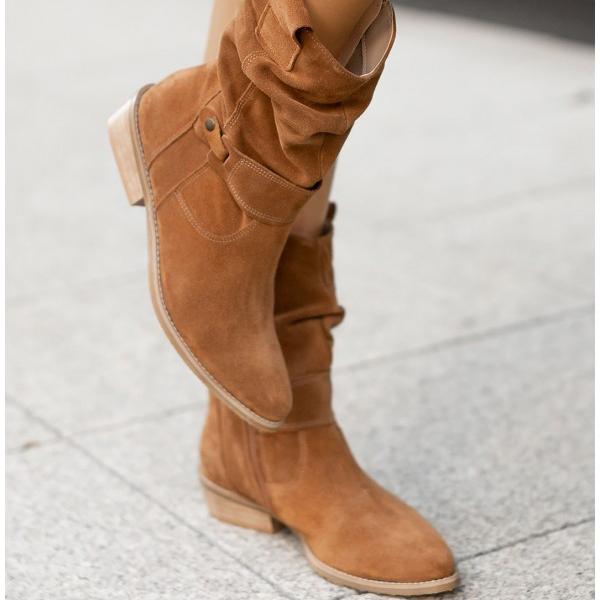 Joanne | Women's Casual Suede Ankle Boots with Heel