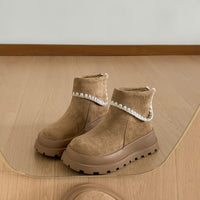 Joanne | Women's Suede Plateau Chelsea Boots