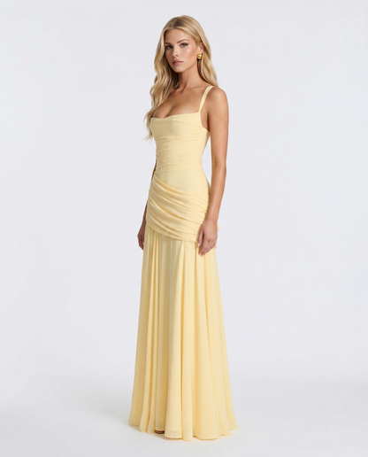 Skye | Women's Ruched Maxi Wedding Guest Dress