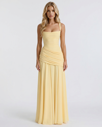 Skye | Women's Ruched Maxi Wedding Guest Dress