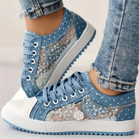 Kerry | Women's Embellished Lace-Up Walking Shoes