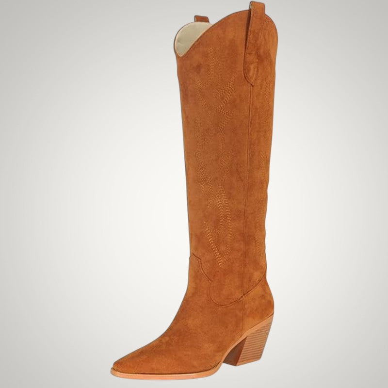 Ava | Women's Casual Knee-High Cowboy Boots