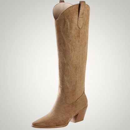 Ava | Women's Casual Knee-High Cowboy Boots