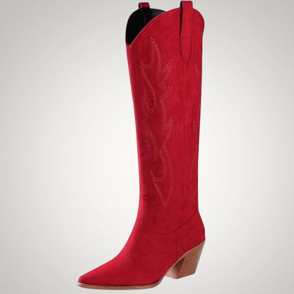 Ava | Women's Casual Knee-High Cowboy Boots