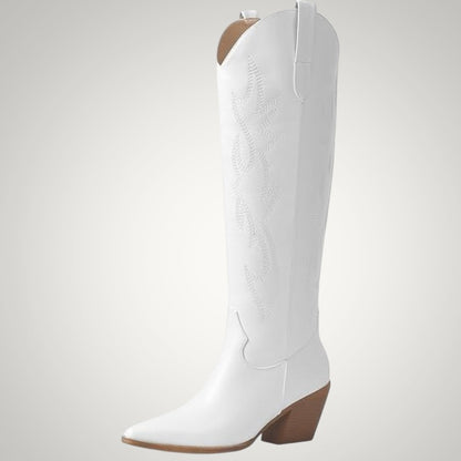 Ava | Women's Casual Knee-High Cowboy Boots