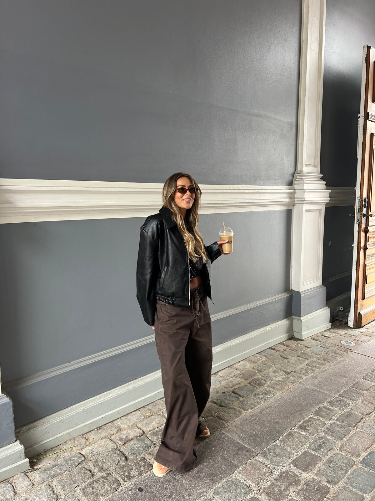 Lesley | Women's Relaxed Wide-Leg Drawstring Trousers