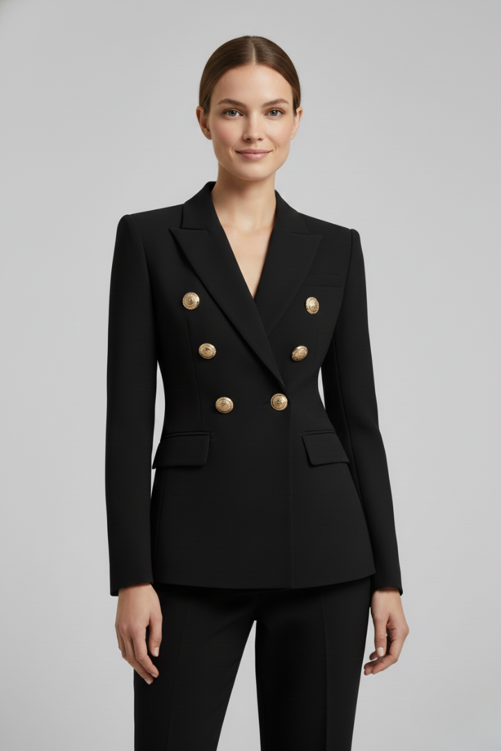 Lola | Women's Elegant Double-Breasted Tailored Blazer