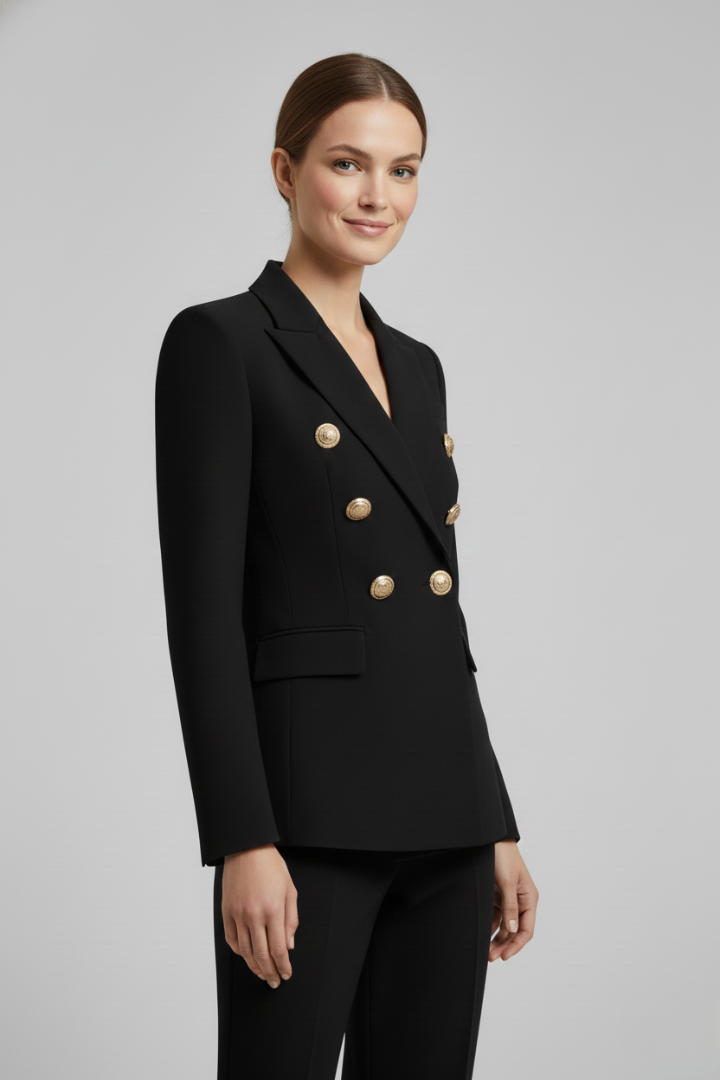 Lola | Women's Elegant Double-Breasted Tailored Blazer