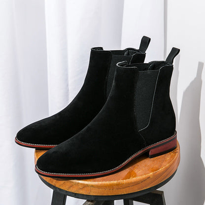 Lucas | Men's Classic Suede Chelsea Boots