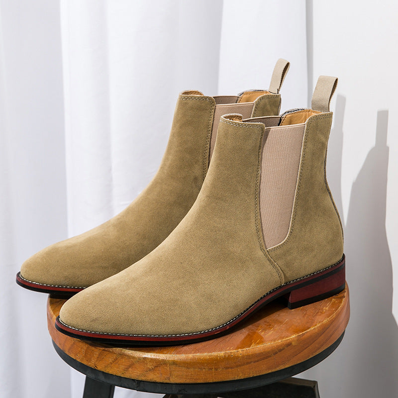 Lucas | Men's Classic Suede Chelsea Boots