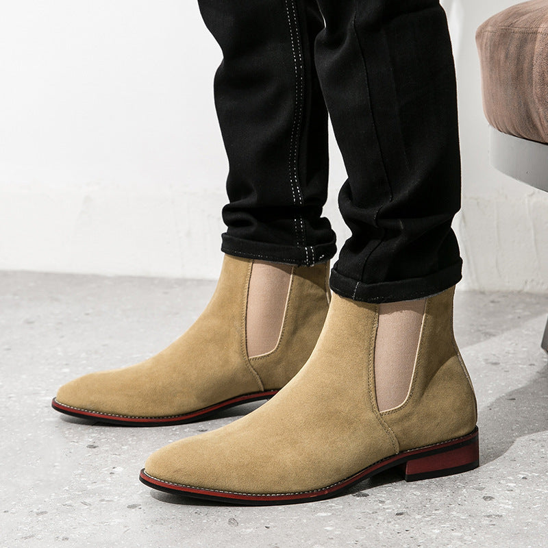 Lucas | Men's Classic Suede Chelsea Boots