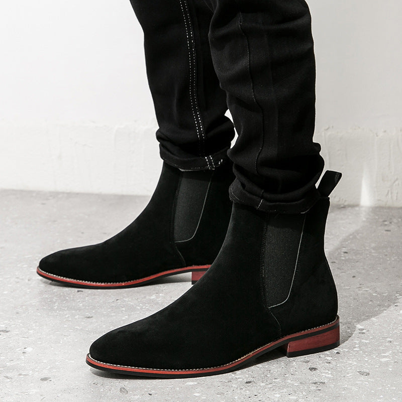 Lucas | Men's Classic Suede Chelsea Boots