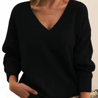 Florence | Women's Comfort Cashmere V-neck Sweater