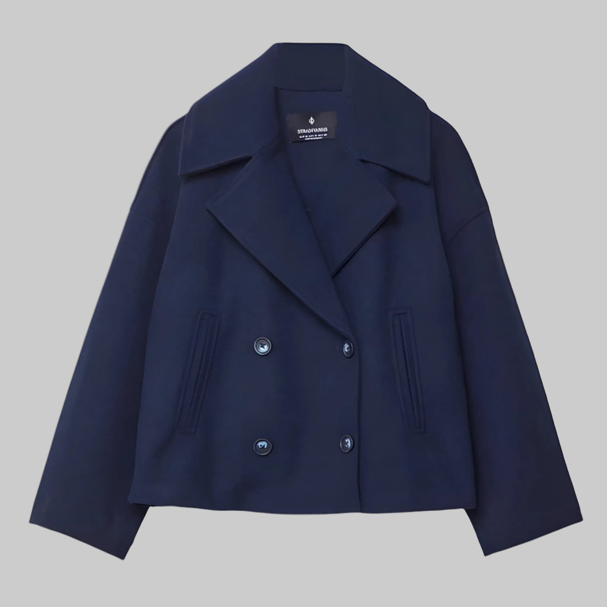 Michelle | Women's Cropped Double-Breasted Coat