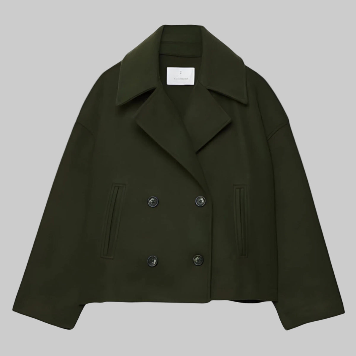 Michelle | Women's Cropped Double-Breasted Coat