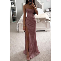 Natalie | Women's Glitter Evening Maxi Dress