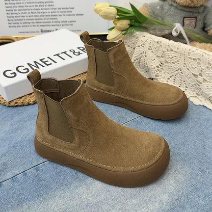 Natasha | Women's Non Slip Suede Chelsea Boots