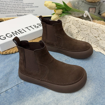 Natasha | Women's Non Slip Suede Chelsea Boots