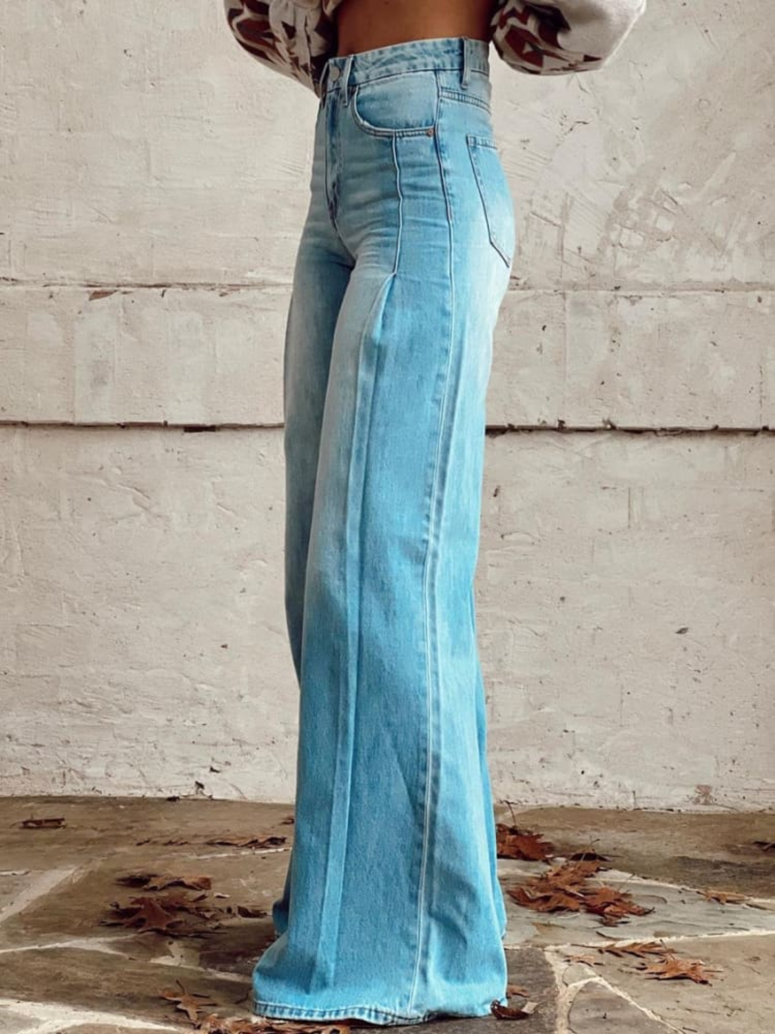 Nicola | Women's High-Waisted Wide Leg Jeans