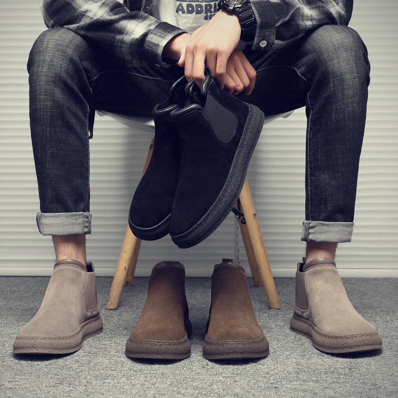 Oliver | Men's Classic Suede Chelsea Boots