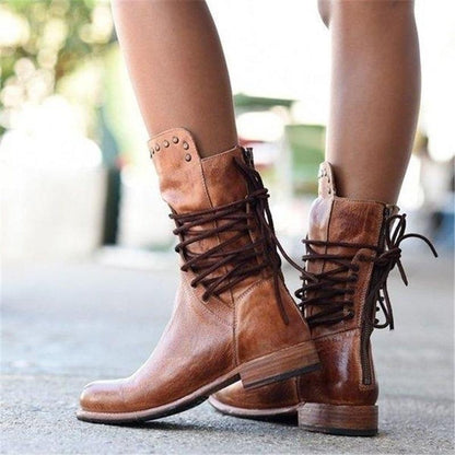 Lindsay | Women's Casual Orthopedic Block Heel Boots