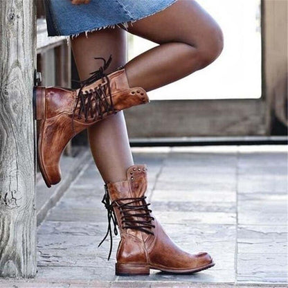 Lindsay | Women's Casual Orthopedic Block Heel Boots