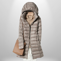 Phoebe | Women's Long Hooded Puffer Jacket