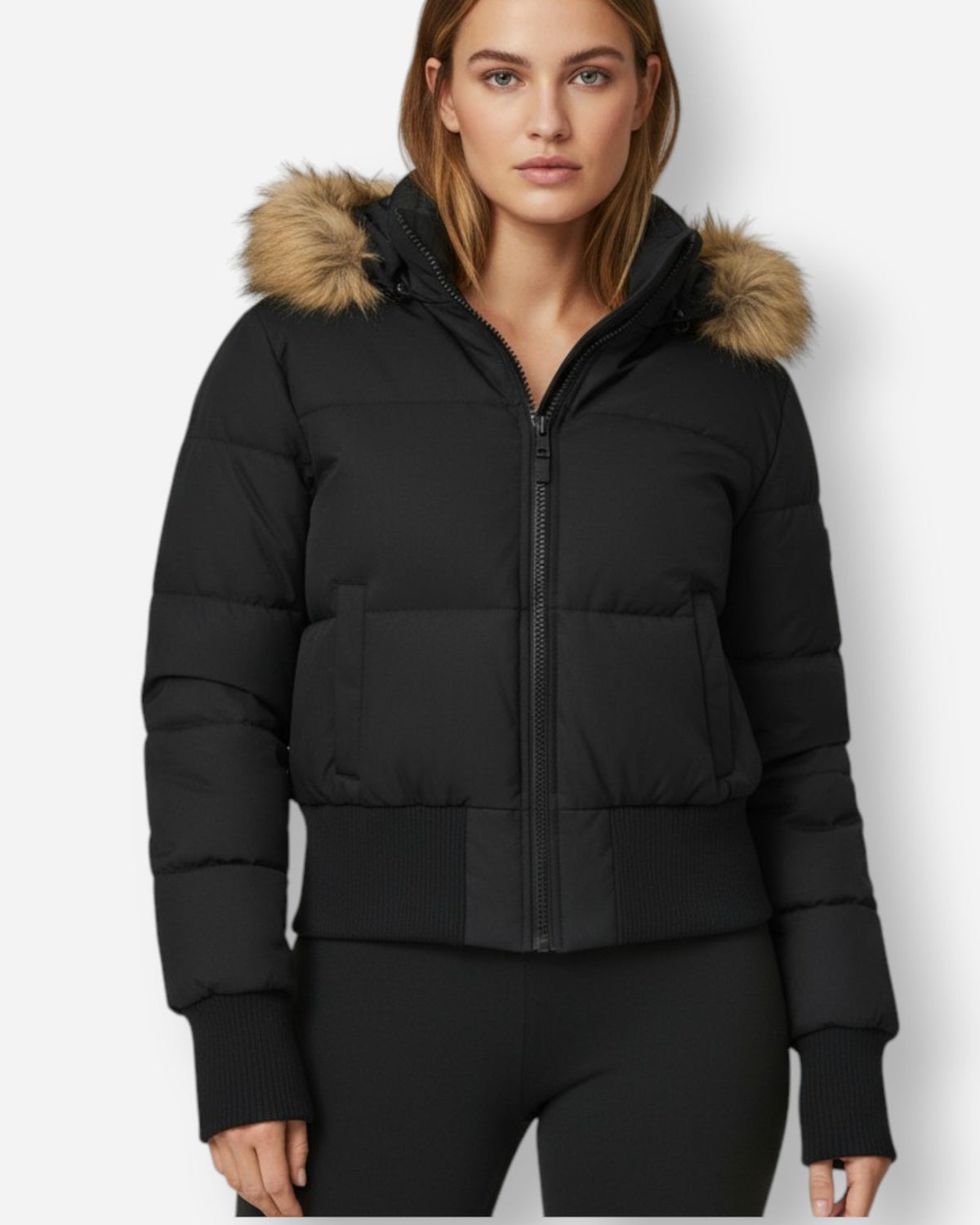 Phoebe | Women's Quilted Faux-Fur Winter Park Jacket
