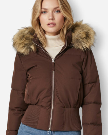 Phoebe | Women's Quilted Faux-Fur Winter Park Jacket