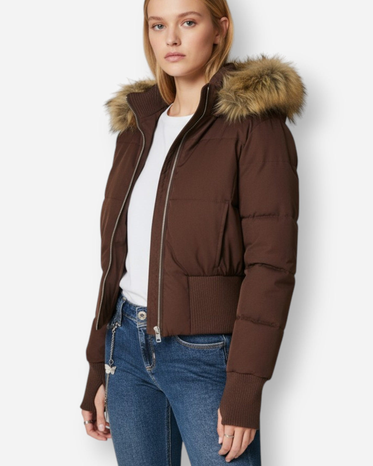 Phoebe | Women's Quilted Faux-Fur Winter Park Jacket
