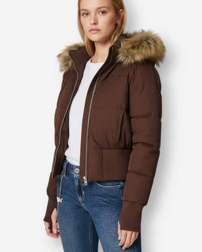 Phoebe | Women's Quilted Faux-Fur Winter Park Jacket