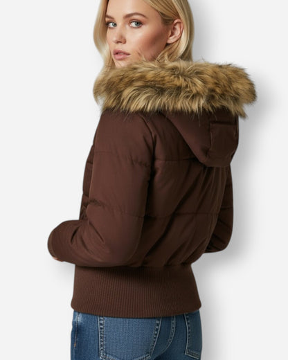 Phoebe | Women's Quilted Faux-Fur Winter Park Jacket