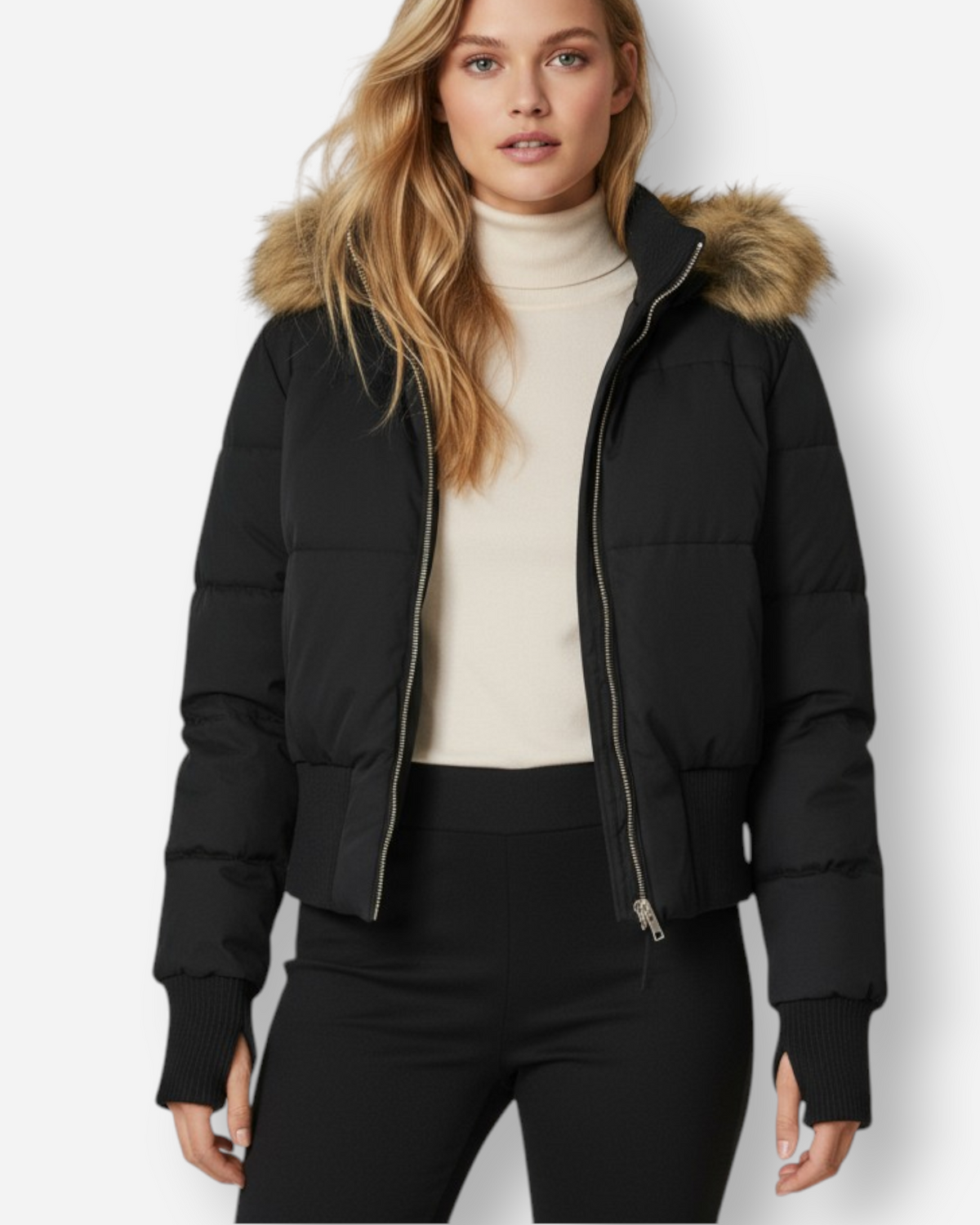 Phoebe | Women's Quilted Faux-Fur Winter Park Jacket
