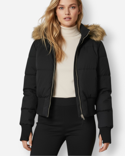Phoebe | Women's Quilted Faux-Fur Winter Park Jacket