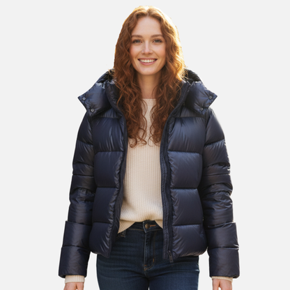 Phoebe | Women's Quilted Hooded Puffer Jacket