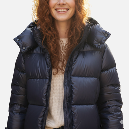 Phoebe | Women's Quilted Hooded Puffer Jacket