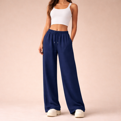 Poppy | Women's Relaxed Wide Leg Drawstring Sweatpants