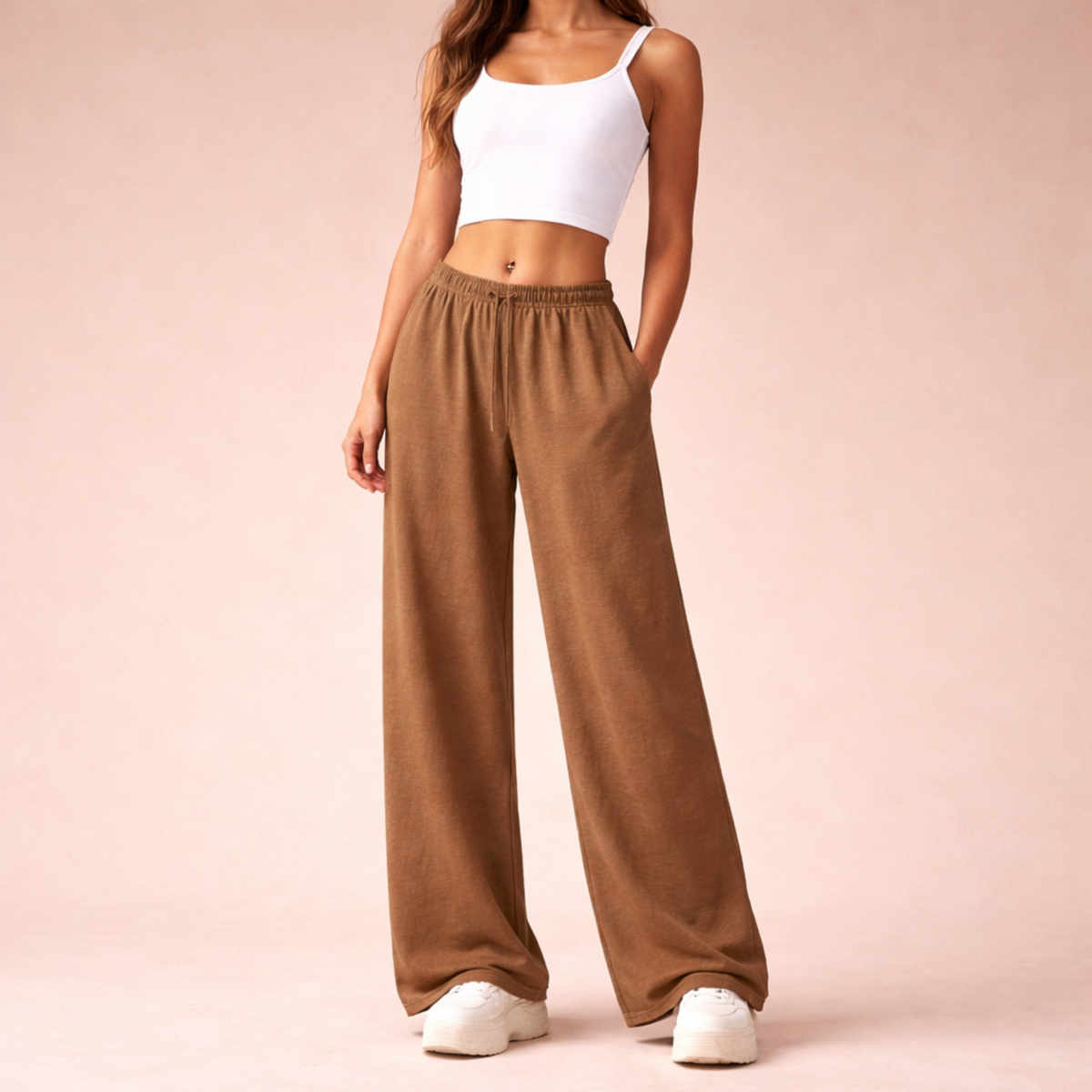 Poppy | Women's Relaxed Wide Leg Drawstring Sweatpants