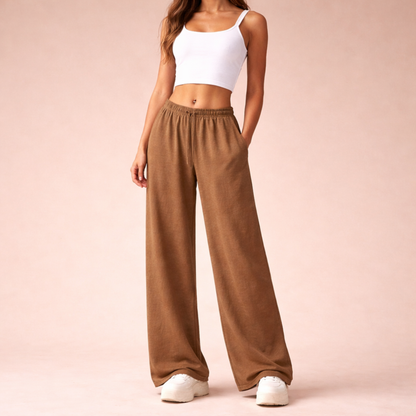 Poppy | Women's Relaxed Wide Leg Drawstring Sweatpants