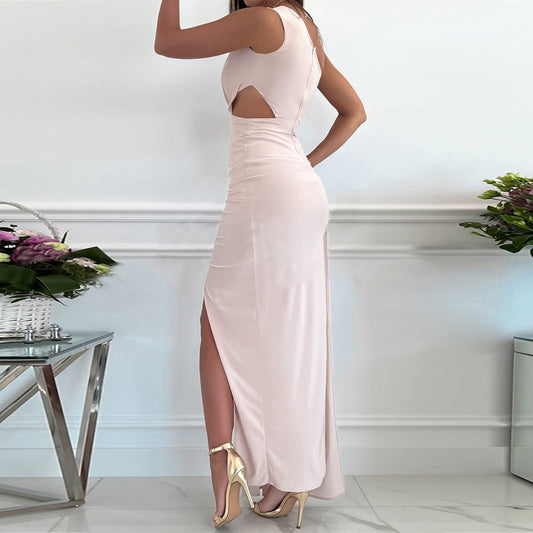Rachel | Women's Draped One-Shoulder Evening Dress