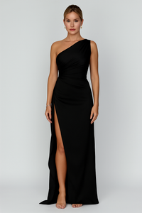 Rebecca | Women's Elegant One-Shoulder Maxi Dress