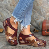 Jane | Women's Comfortable Strappy Wedge Shoes